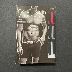 Calvin Klein, Intense Power Micro 3-Pack Boxer Brief, Small, Red, Black, White